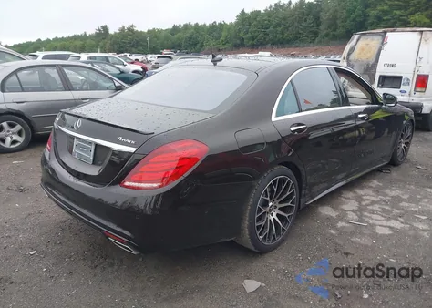 2015 Mercedes-Benz S 550 4Matic из США, поврежденный, VIN WDDUG8FBXFA123544